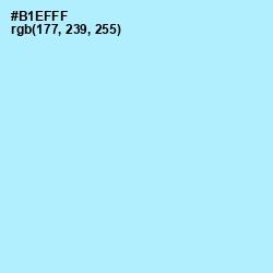 #B1EFFF - Charlotte Color Image