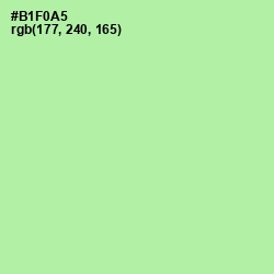 #B1F0A5 - Celadon Color Image