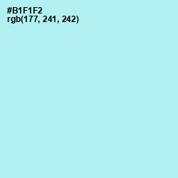 #B1F1F2 - Ice Cold Color Image