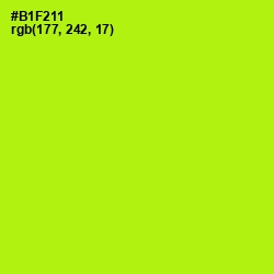 #B1F211 - Inch Worm Color Image