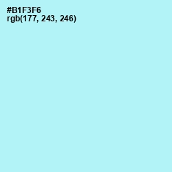 #B1F3F6 - Charlotte Color Image