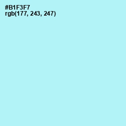 #B1F3F7 - Charlotte Color Image
