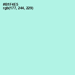 #B1F4E5 - Ice Cold Color Image
