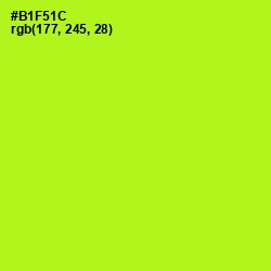 #B1F51C - Inch Worm Color Image