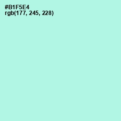 #B1F5E4 - Ice Cold Color Image