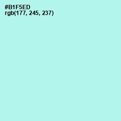#B1F5ED - Ice Cold Color Image