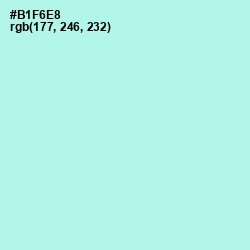 #B1F6E8 - Ice Cold Color Image