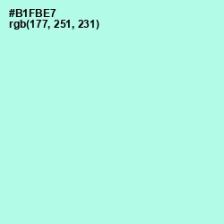 #B1FBE7 - Ice Cold Color Image