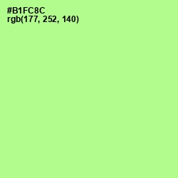 #B1FC8C - Mint Green Color Image