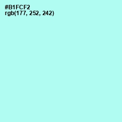 #B1FCF2 - Ice Cold Color Image