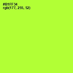 #B1FF34 - Green Yellow Color Image