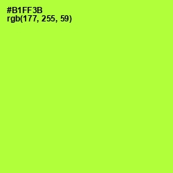 #B1FF3B - Green Yellow Color Image