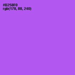 #B258F0 - Lavender Color Image