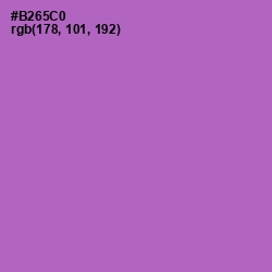 #B265C0 - Lavender Color Image