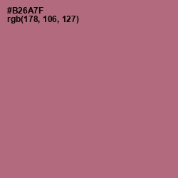 #B26A7F - Coral Tree Color Image