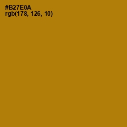 #B27E0A - Pirate Gold Color Image