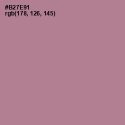 #B27E91 - Turkish Rose Color Image