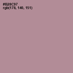 #B28C97 - Del Rio Color Image