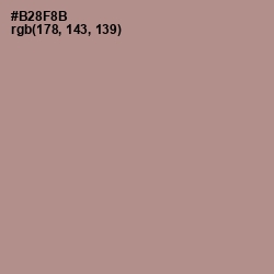 #B28F8B - Brandy Rose Color Image