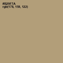 #B29F7A - Sandrift Color Image