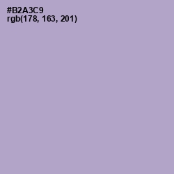 #B2A3C9 - London Hue Color Image