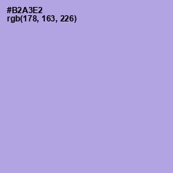 #B2A3E2 - Biloba Flower Color Image