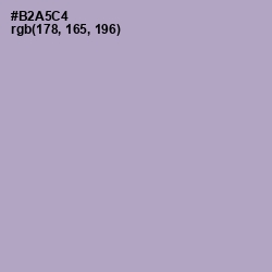 #B2A5C4 - London Hue Color Image