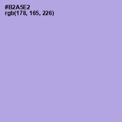 #B2A5E2 - Biloba Flower Color Image