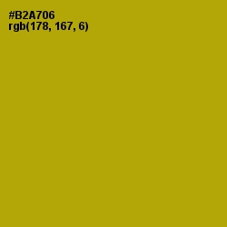 #B2A706 - Sahara Color Image