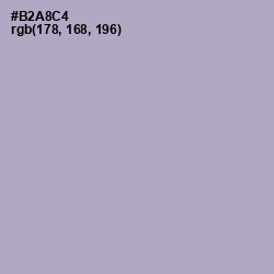 #B2A8C4 - London Hue Color Image