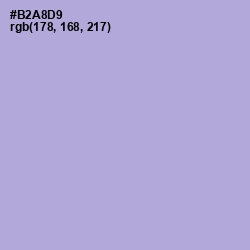 #B2A8D9 - Cold Purple Color Image