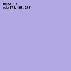 #B2A8E4 - Biloba Flower Color Image