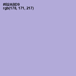 #B2ABD9 - Cold Purple Color Image