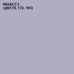 #B2ACC3 - London Hue Color Image