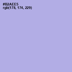 #B2AEE5 - Biloba Flower Color Image