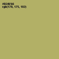 #B2AF66 - Gimblet Color Image