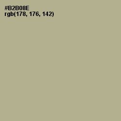 #B2B08E - Taupe Gray Color Image