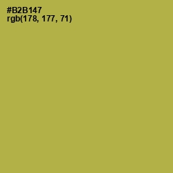 #B2B147 - Olive Green Color Image