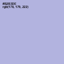 #B2B3DE - Lavender Gray Color Image