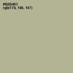 #B2B493 - Heathered Gray Color Image