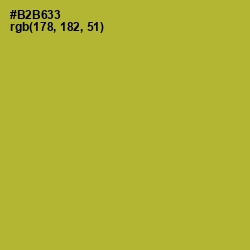 #B2B633 - Lemon Ginger Color Image