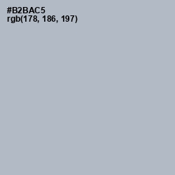 #B2BAC5 - French Gray Color Image