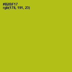 #B2BF17 - Sahara Color Image