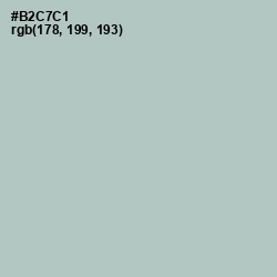 #B2C7C1 - Powder Ash Color Image