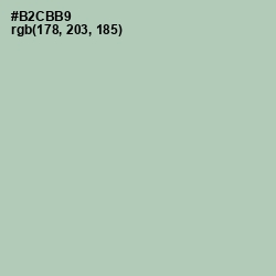 #B2CBB9 - Clay Ash Color Image