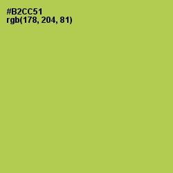 #B2CC51 - Celery Color Image
