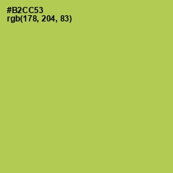 #B2CC53 - Celery Color Image