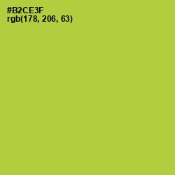 #B2CE3F - Key Lime Pie Color Image