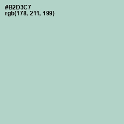 #B2D3C7 - Jet Stream Color Image