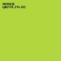 #B2D63E - Key Lime Pie Color Image